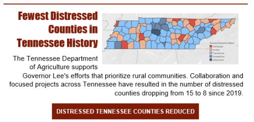 Fewer Distresses Counties in Tennessee