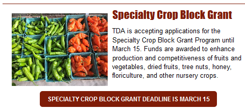 2022 Specialty Crop Block Grant