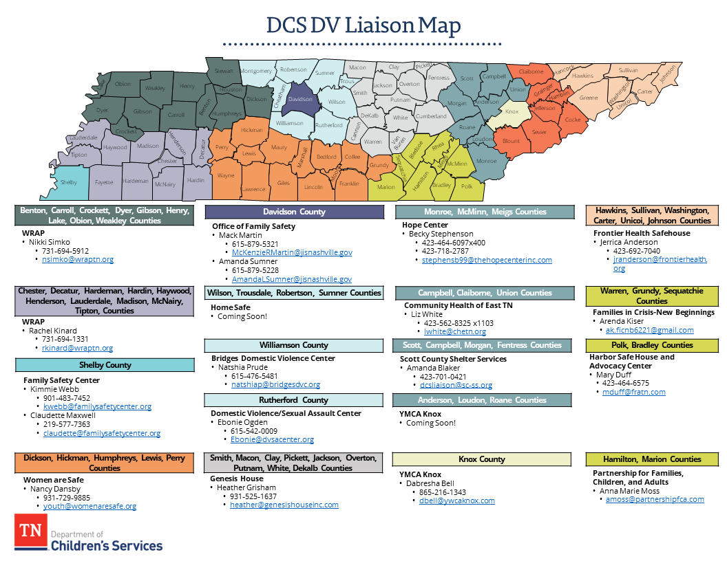 DCS DV Liaison Map