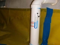 photograph of a vapor mitigation system