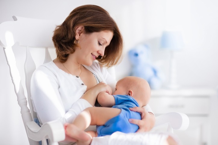 Mother nursing infant