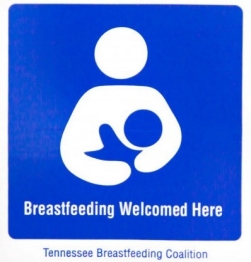 Breastfeeding Welcomed Here decal