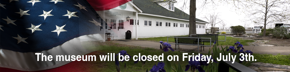 The museum will be closed Froday July 3rd 2026