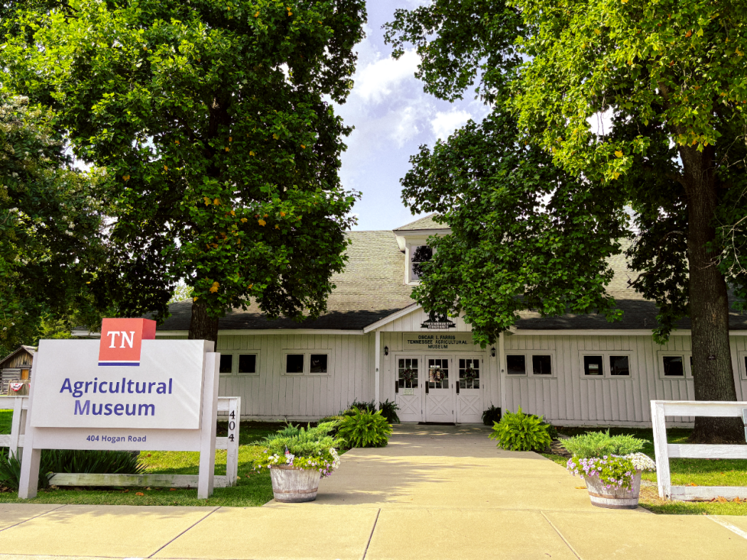 Exxterior Entrance of the Tennessee Agricultural Museum