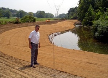 Streambank reworking