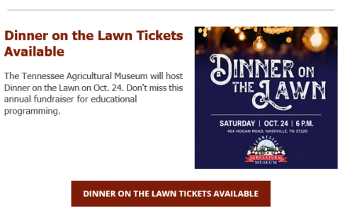 Tennessee Agricultural Museum Dinner on the Lawn