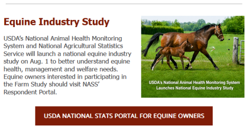 USDA Equine Study