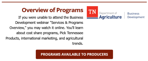 Business Development Webinar for Producers
