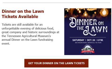 Tennessee Agricultural Museum Dinner on the Lawn