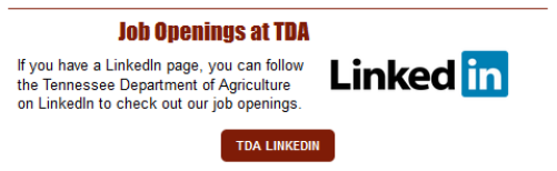 Tennessee Department of Ag Linked In