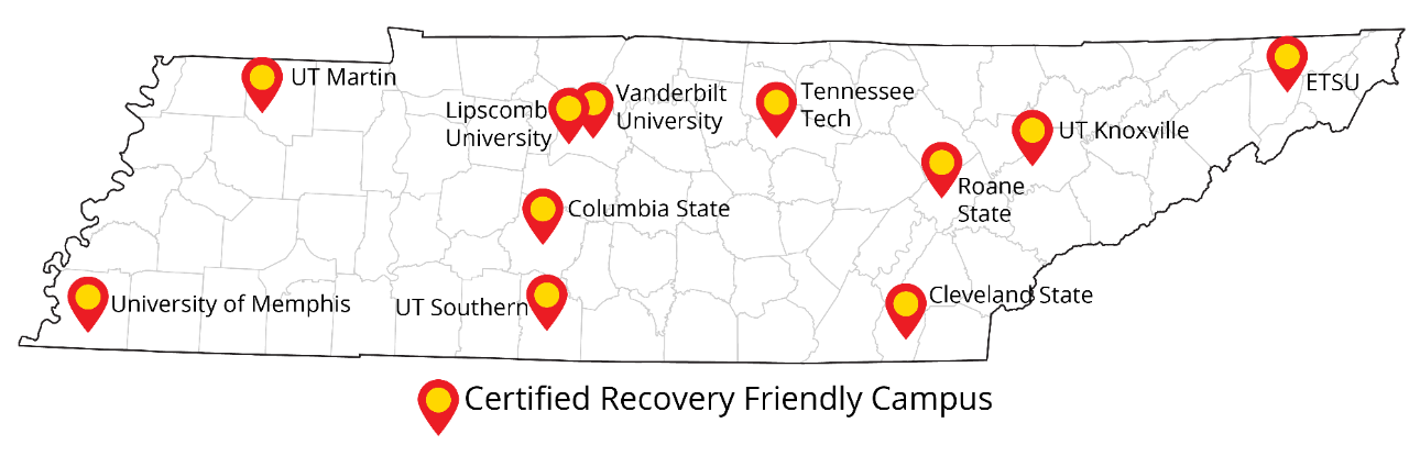 Collegiate_Recovery_Map_Aug26 image of collegiate recovery campuses across tennessee
