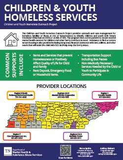 PATH and CYHOP Onepagers Children and Youth Homeless program onepager. All information in this document is also published on this webpage.