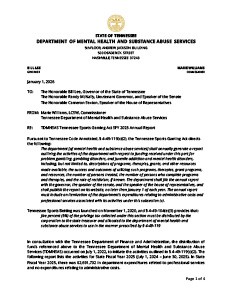 TN_Sports_Gaming_Report TN Sports Gaming Act Annual Report Cover Page