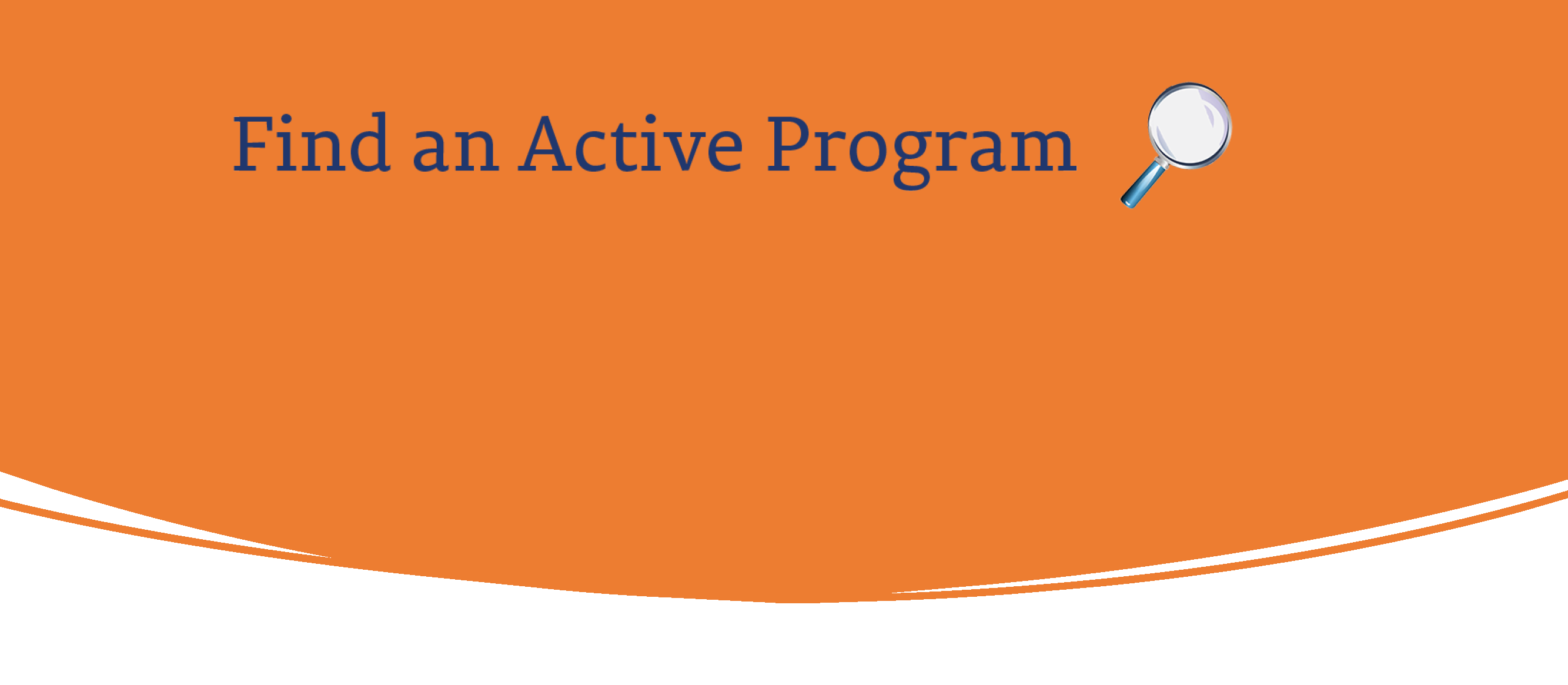 Find an Active Program