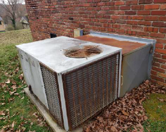 Old HVAC unit