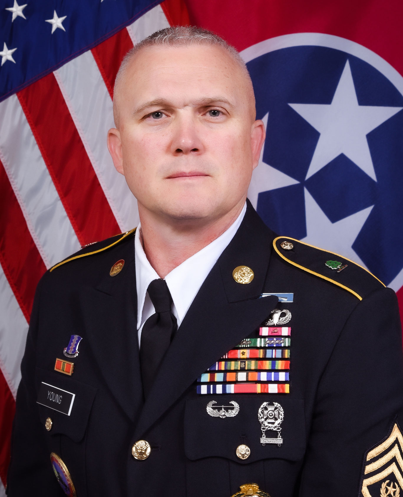 An image of Command Sergeant Major Matthew “Heath” Young 