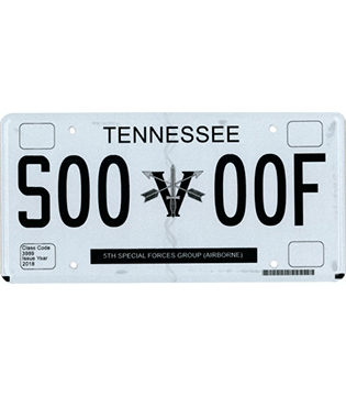 Tennessee Tag License Plate Personalized Auto Car Custom VEHICLE OR MOPED 