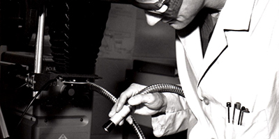 An archive photo of a TBI employee.