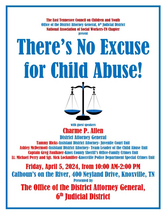 ETCCY's There's No Excuse for Child Abuse