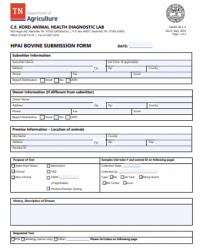 New HPAI Bovine Sample Submission Form Small thumbnail of the New HPAI Bovine Sample Submission Form