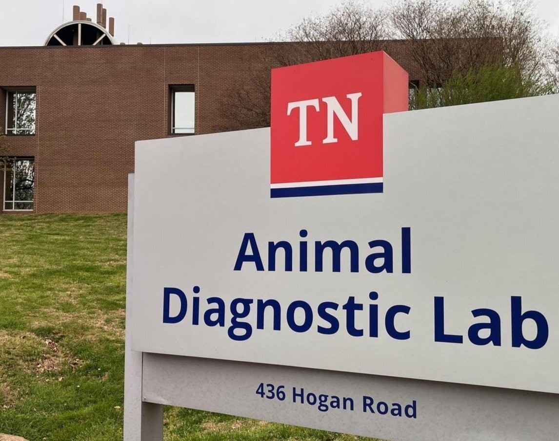 Exterior of the Animal Diagnostic Lab.