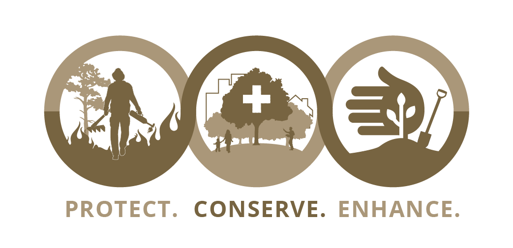 Protect. Conserve. Enhance. Logo