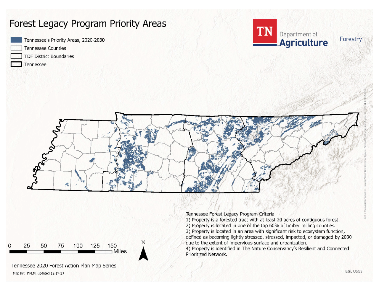 2020 Forest Legacy Program Priority Areas
