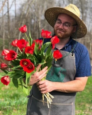 Buzzed Blooms Owner Austin Graf 