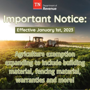Farmers Can Buy More Tax Free in 2023