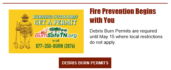 Debris Burn Permits Required