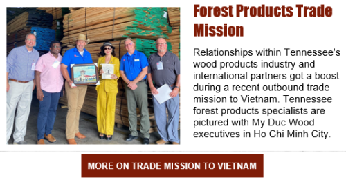 Tennessee Forest Products Outbound Trade Mission to Vietnam