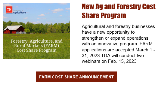Forestry, Ag, and Rural Markets Cost Share Webinar