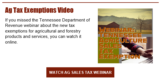 Ag Tax Exemptions Webinar