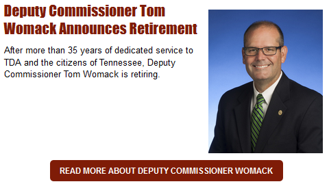 Tennessee Department of Ag Deputy Commissioner Retires