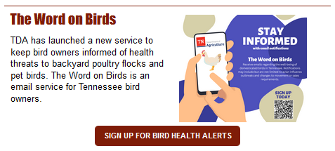 The Word on Birds Animal Health Alerts