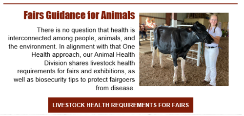 Livestock Guidance for Fairs and Shows