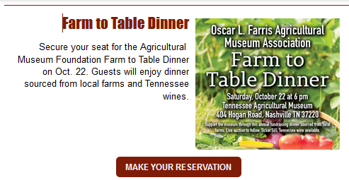 Museum Farm to Table Dinner