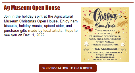 Ag Museum Christmas Open House