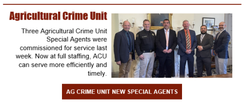 Tennessee Agricultural Crime Unit Special Agents