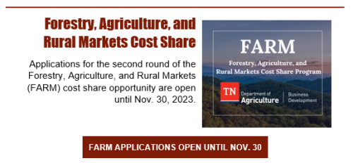 Forestry, Agriculture and Rural Markets Cost Share