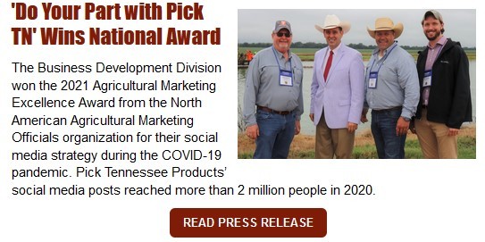 Pick Tennessee Products Wins National Award