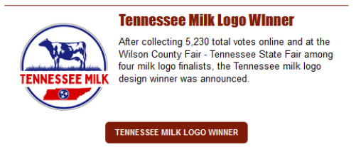 Tennessee Milk Logo Design Winner Announced