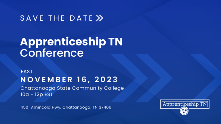 2023 Save the Date - Apprenticeship TN Conference - East - November 16 (PNG)