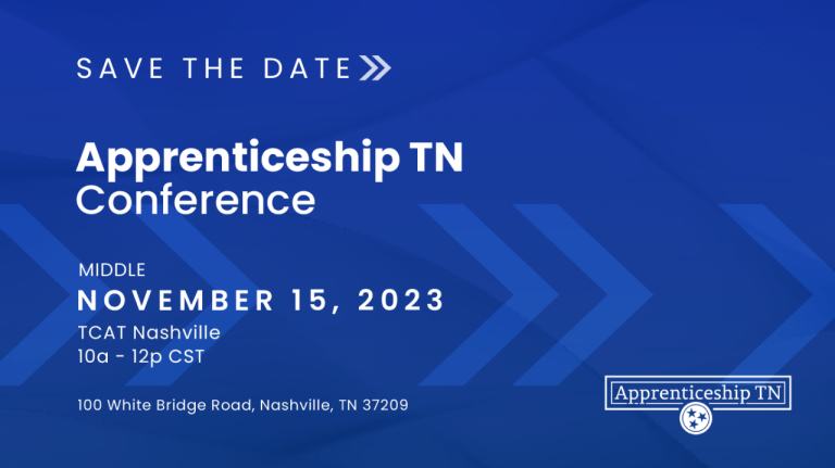 2023 Save the Date - Apprenticeship TN Conference - Middle - November 15 (PNG)