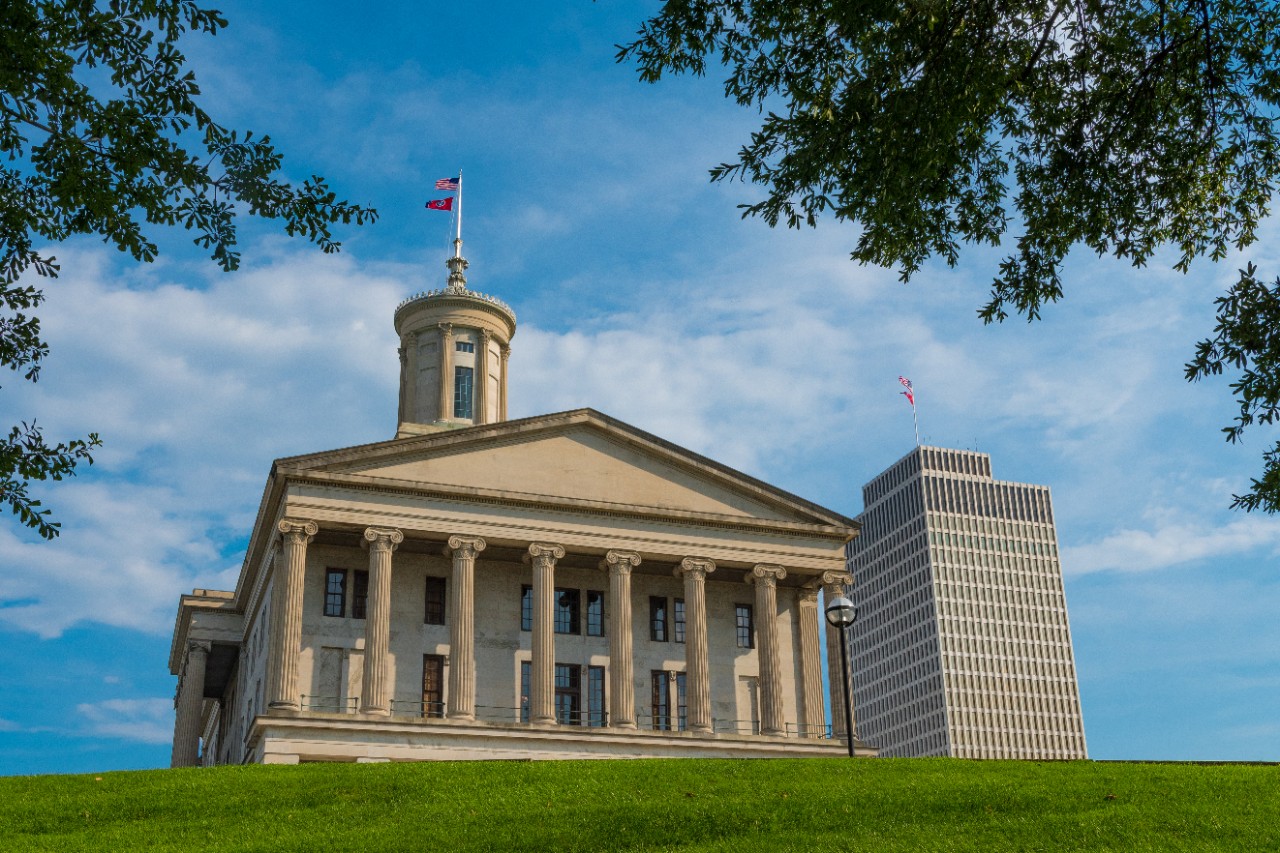 TN state capitol and TN Tower