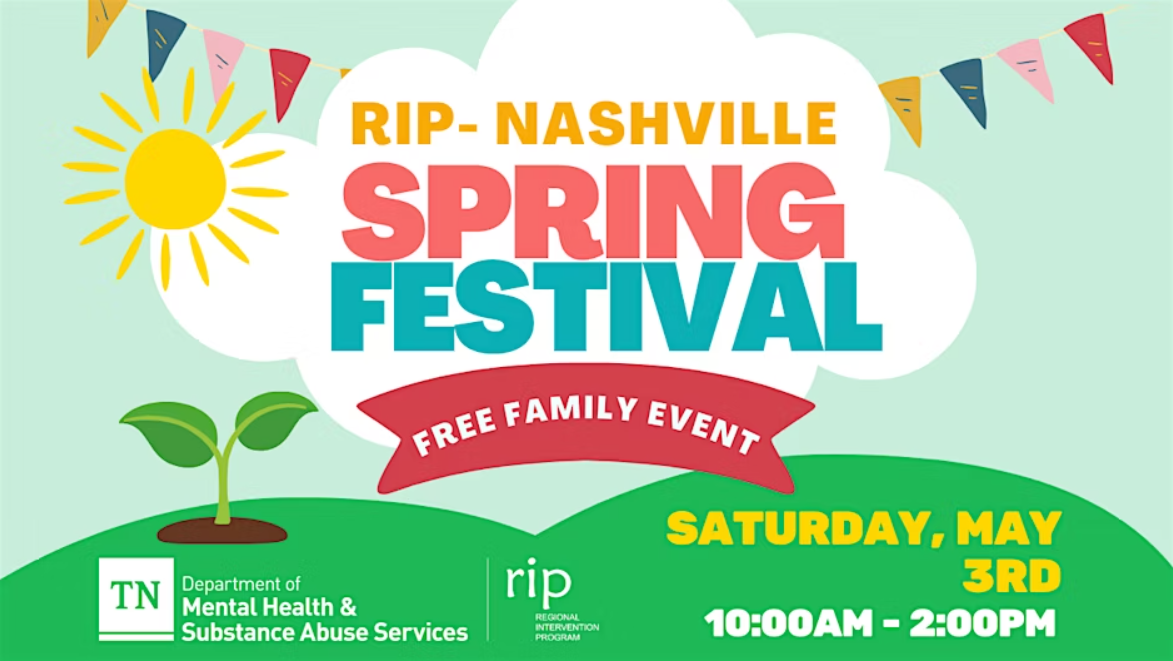 flyer image for RIP Nashville spring festival happening saturday, may 3 from 10:00 am to 2:00 p.m.