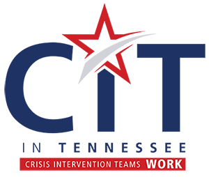 image of CIT in Tennessee Logo with text "Crisis Intervention Teams WORK"