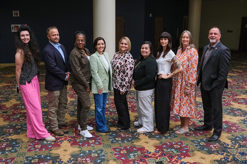 Faith-Based_Comm_Coordinators_2025_web The Faith-Based Community Coordinators pose for a group photo at a conference in October 2025.