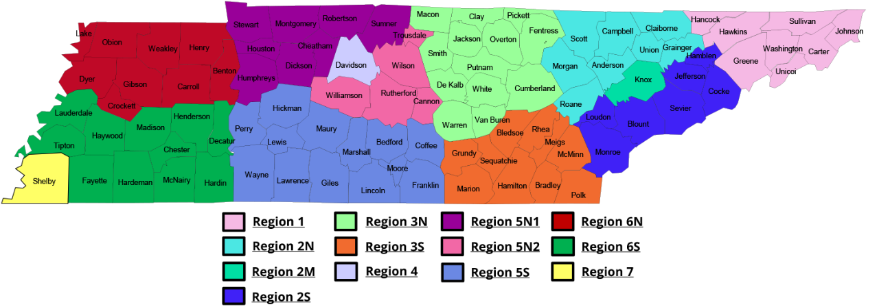 ROPS Regional Map