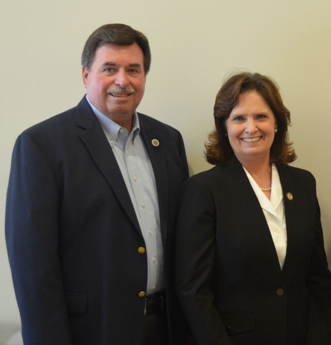 Board Chairman Chief Buddy Lewis and Beth Ashe Board Chairman Chief Buddy Lewis and Beth Ashe